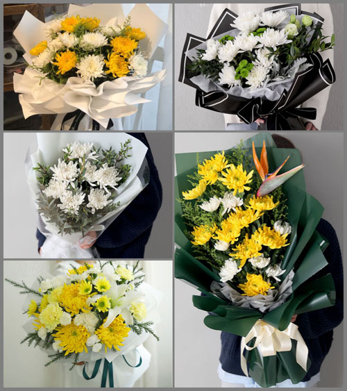 安徽安庆市宿松县程岭乡橙莲村白事花束代送